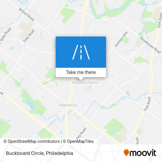 Mapa de Buckboard Circle