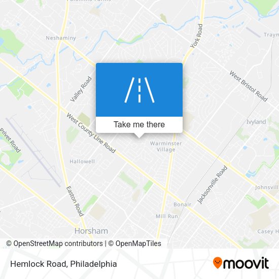 Mapa de Hemlock Road