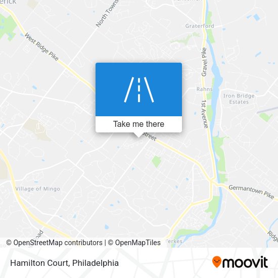 Hamilton Court map