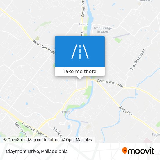 Claymont Drive map