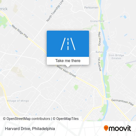 Harvard Drive map