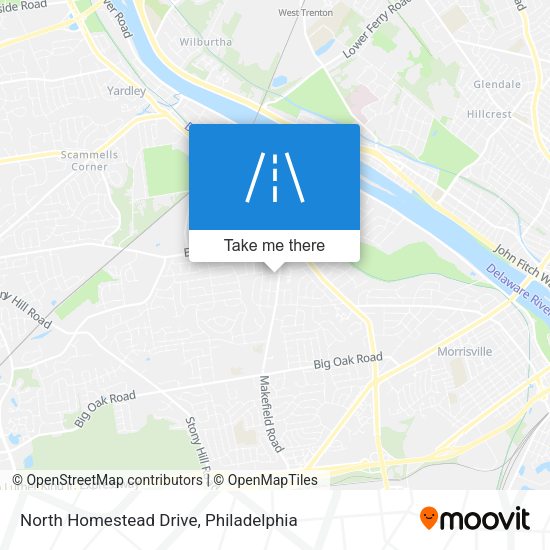Mapa de North Homestead Drive