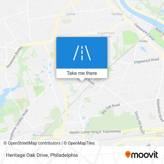 Heritage Oak Drive map