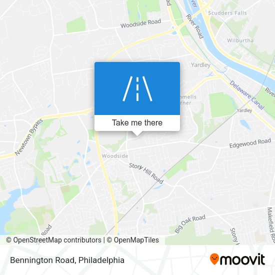 Bennington Road map