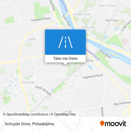 Schuyler Drive map