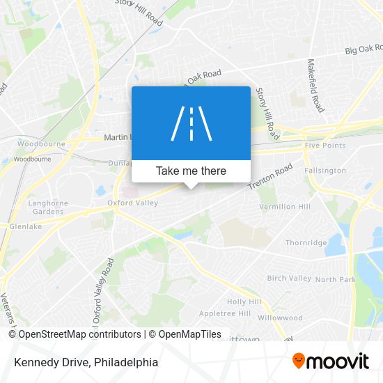 Mapa de Kennedy Drive