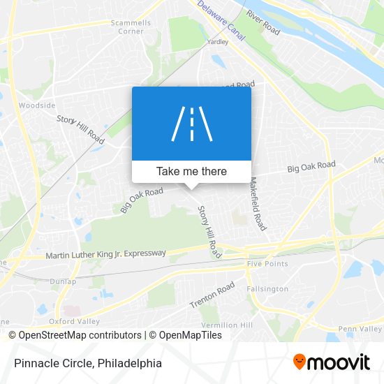 Mapa de Pinnacle Circle