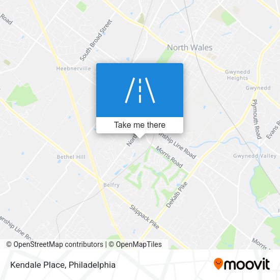 Mapa de Kendale Place