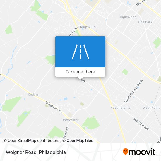 Mapa de Weigner Road