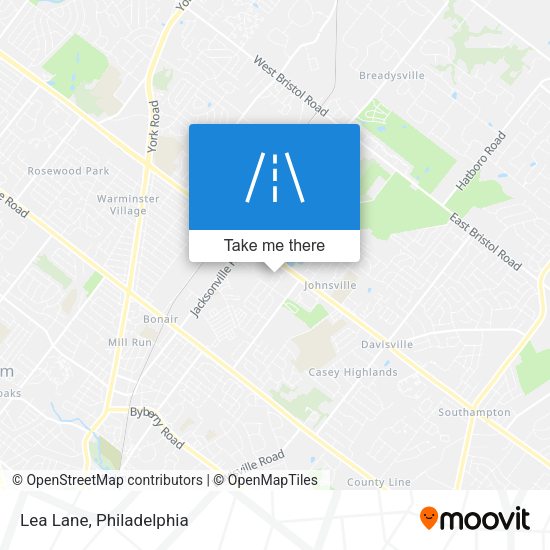Mapa de Lea Lane