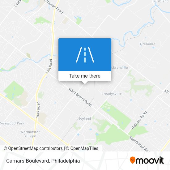 Mapa de Camars Boulevard