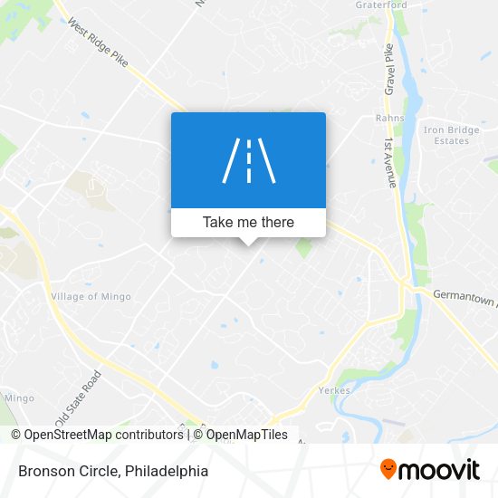 Bronson Circle map