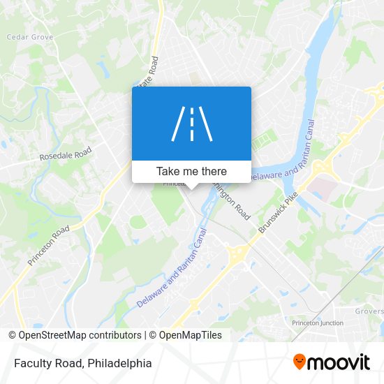Mapa de Faculty Road