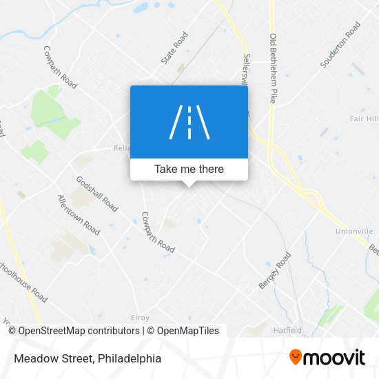 Mapa de Meadow Street