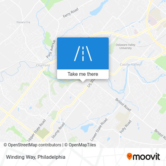 Mapa de Winding Way