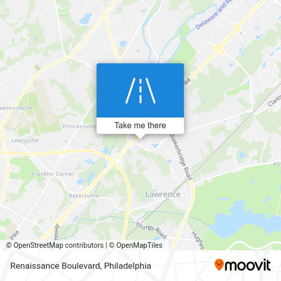 Renaissance Boulevard map