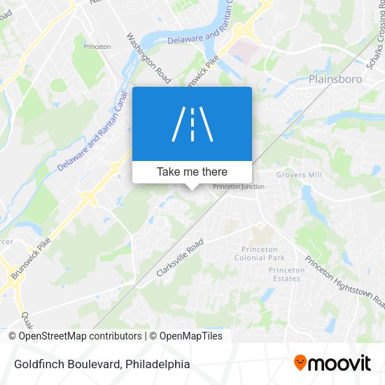 Mapa de Goldfinch Boulevard