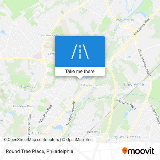 Mapa de Round Tree Place