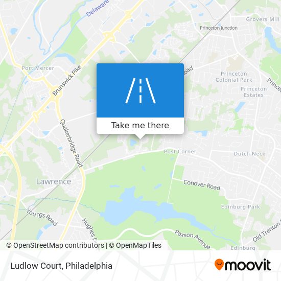 Mapa de Ludlow Court