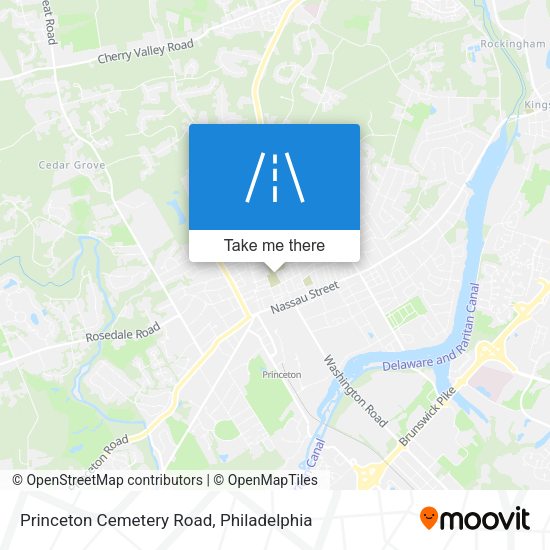 Mapa de Princeton Cemetery Road