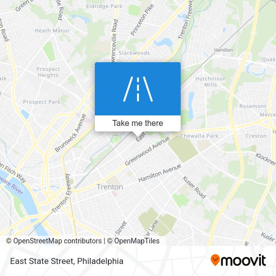 East State Street map