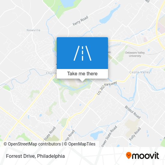 Mapa de Forrest Drive