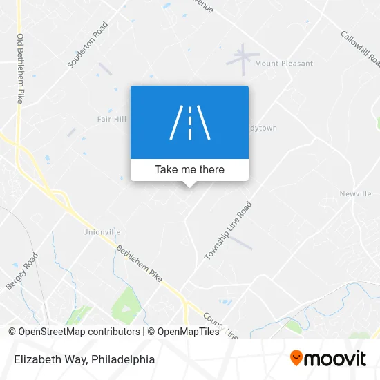 Elizabeth Way map