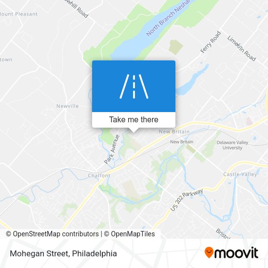 Mapa de Mohegan Street