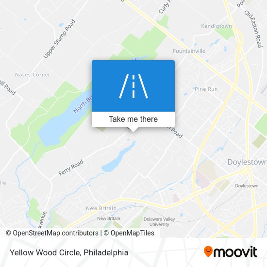 Yellow Wood Circle map