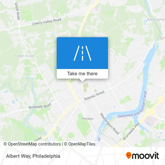 Albert Way map