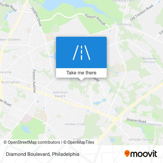 Diamond Boulevard map