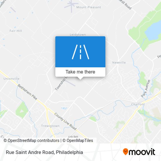 Rue Saint Andre Road map