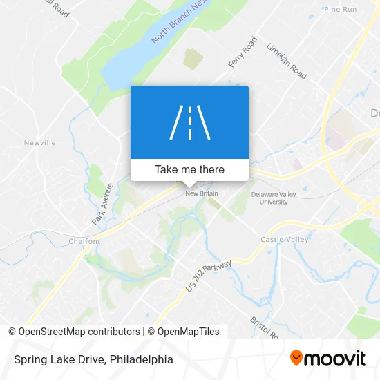 Spring Lake Drive map