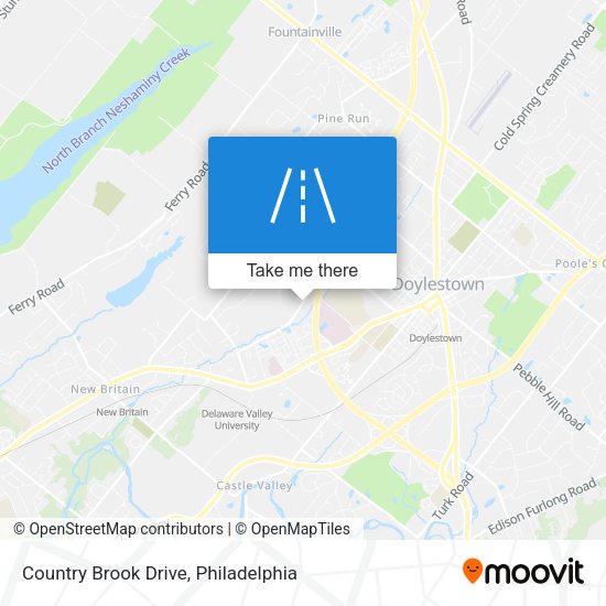 Mapa de Country Brook Drive