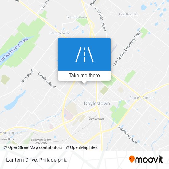 Lantern Drive map