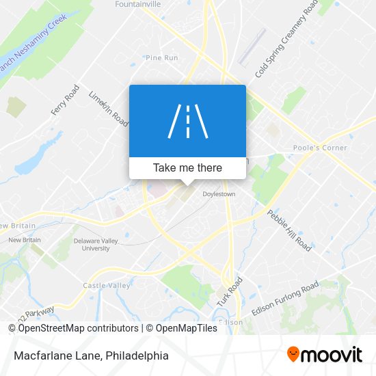 Macfarlane Lane map