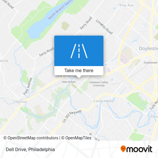 Mapa de Dell Drive