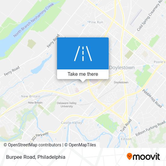 Mapa de Burpee Road
