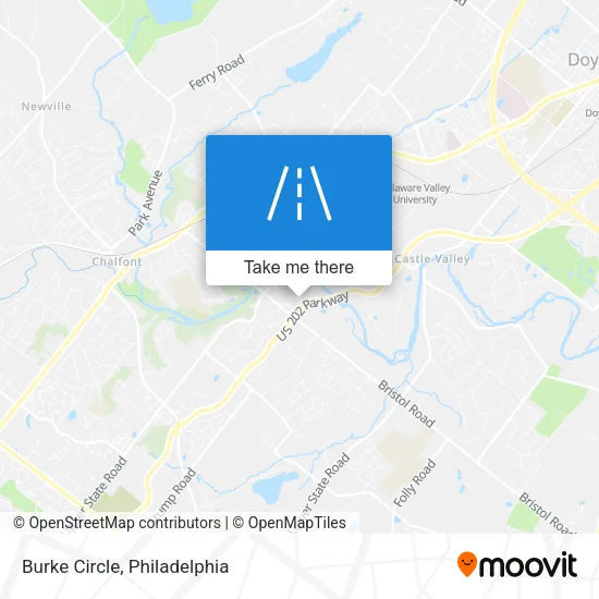 Burke Circle map