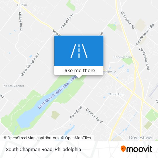 South Chapman Road map