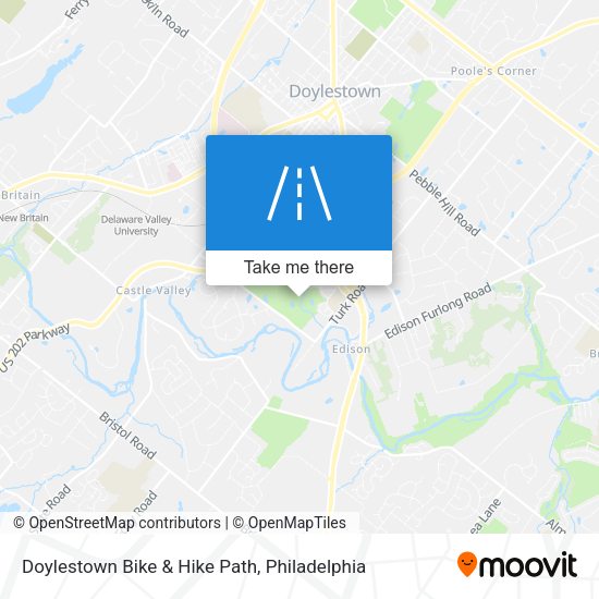 Doylestown Bike & Hike Path map