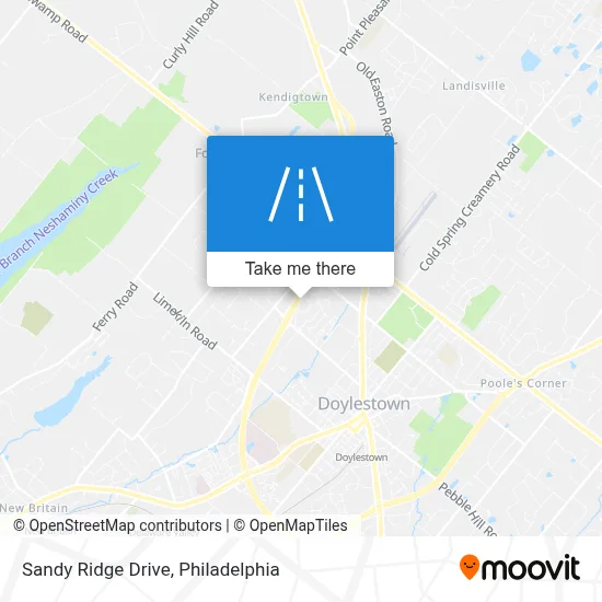 Sandy Ridge Drive map