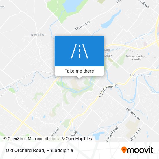 Old Orchard Road map