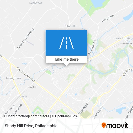 Mapa de Shady Hill Drive