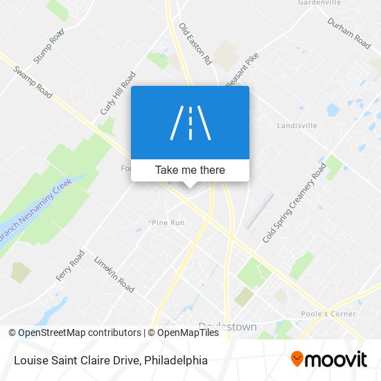 Louise Saint Claire Drive map