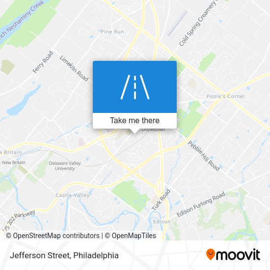 Jefferson Street map