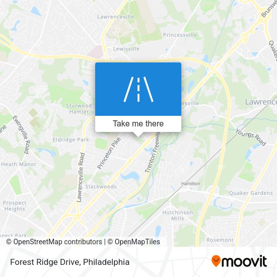Forest Ridge Drive map
