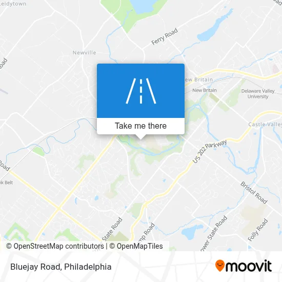 Bluejay Road map