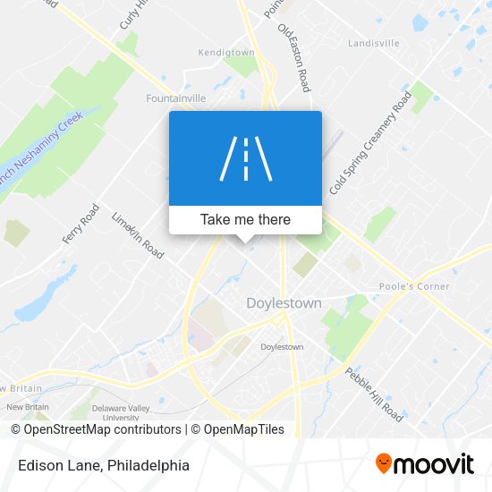 Mapa de Edison Lane
