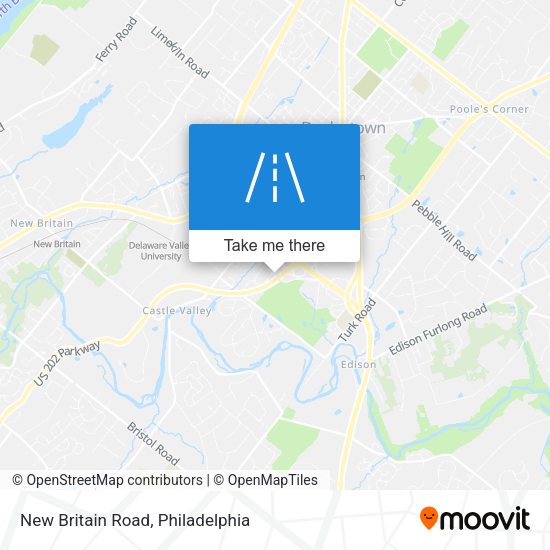 New Britain Road map